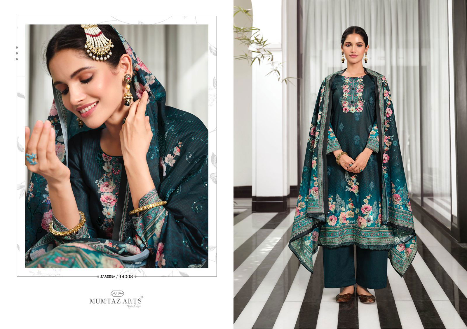 Mumtaz Zareena Fancy Wear Embroidered Designer Wholesale Printed Salwar Suits